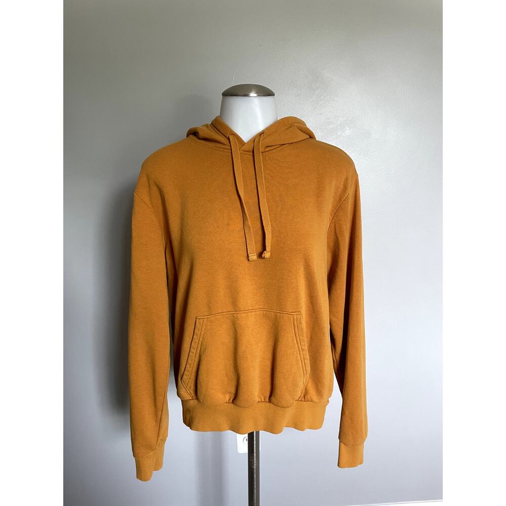 H&M Divided - Hoodie Sweatshirt Pullover - Size Small - Burnt Yellow w/ Pocket
